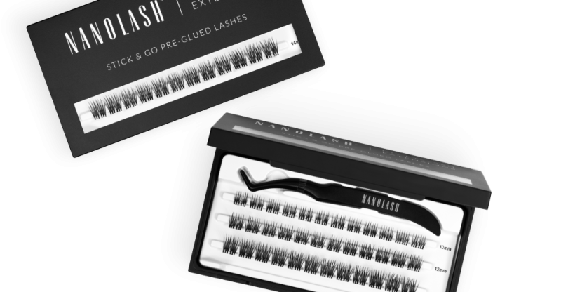 natural pre glued lashes